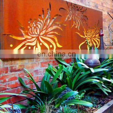 Outdoor Decorative Corten Steel Screen