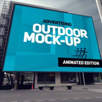 China supplier steel and stainless steel and zinced steel advertising billboard mockups welding