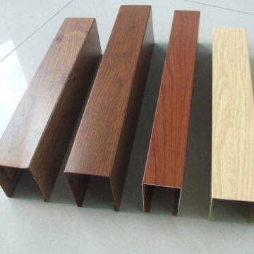 Oem Entertainment Venue 3d Wood Grain Outdoor Aluminum Square Pass