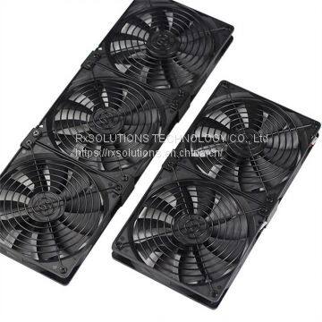 14CM 14025 12V 0.70A PWM Double Ball Bearing With 4pin photo-5