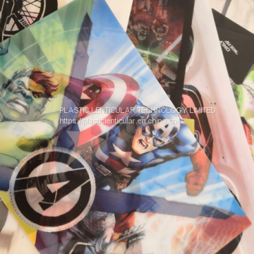 PLASTICLENTICULAR Custom Patches Soft 3d Lenticular Printing Flip Lenticular Patch for Textile Clothes photo-3