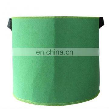 green 10 gallon felt grow bag