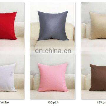 Amazon Hot Sale RAWHOUSE 45cm x 45cm Plain Cushion Cover Cotton for Sofa photo-7