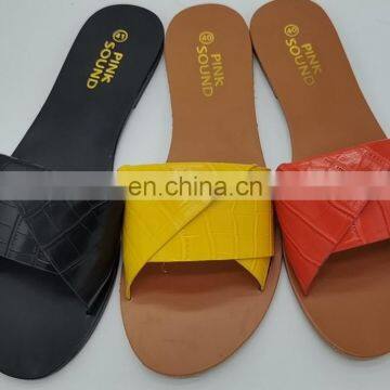 Sandals shoes women 2021 leather sandals outdoor beach slippers slides woman sandals shoes summer flat