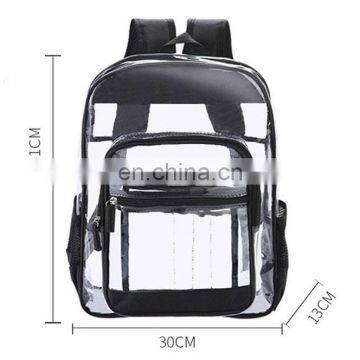 New Cold Resistant Transparent Waterproof PVC Backpacks Beach Clear Backpack photo-7