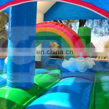 Unicorn Commercial Combo Trampoline Bouncer Jumper Inflatable Bouncing Castle Bounce House With Unicorn for Castle