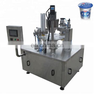 Joygoal - factory cup yougurt filling sealing machine yougurt filling sealing machine semi automatic paper cup sealing machine