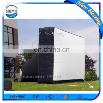 Black Inflatable Cinema Screen Outdoor Party Inflatable Video Wall Screen