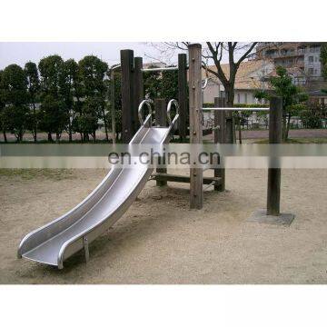 High Quality Long Stainless Steel Outdoor Playground Swimming Pool Slide,kids Water Amusement Equipment