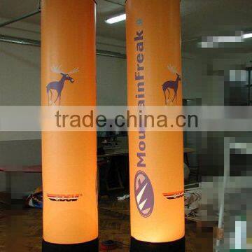 custom different size and color inflatable advertising column with led light for event decoration