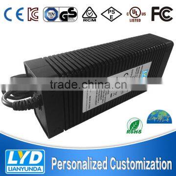 Single output 301 - 400W ac dc switching power supply 24v 15a power adapter with CE ROHS FCC