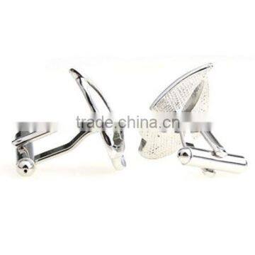 Men Sailing Captain Ship Boat Cufflinks Metal Blue Ocean Cuff Links Silver Hot photo-2