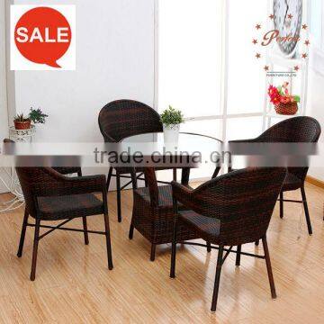 BUFFET style handweaving rattan garden set furniture uv-resistant ZG-80