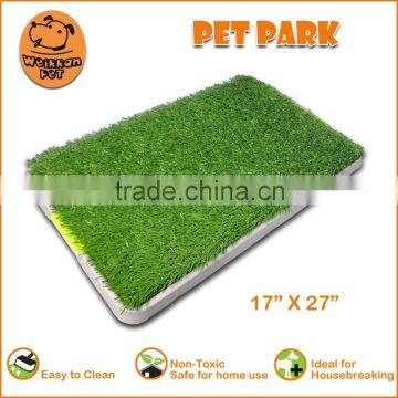 (1008) 3-pieces plastic grass Pet mat as seen on TV pet potty patch