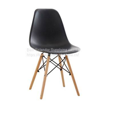 Cheap Hot Sale Dining Chair of 4 Modern Plastic Outdoor Garden Cafe Restaurant Chair photo-3