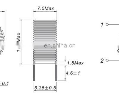 Choke Filter Toroid Inductor 1000uh 2a 10mohm photo-4