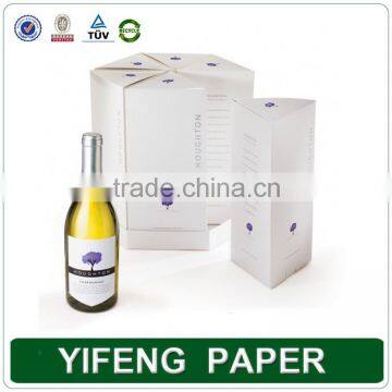 Luxury High Quality Color Printing Stamping Folding Wine Packaging Box photo-5