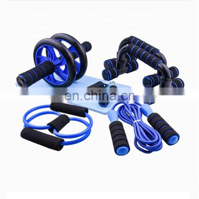 Factory Custom Abdominal Wheel AB Roller Jump Rope Grip Strength Exercise Home Gym Fitness Muscle Trainer