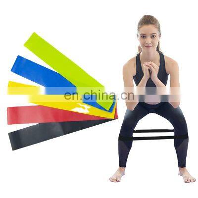 Amazon Hot Sale New Rubber Hip Resistance Band Custom Logo Sports Resistance Hip Band