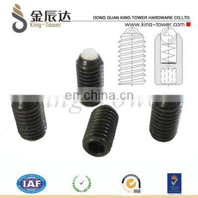 high quality allen threaded ball spring plunger set screw