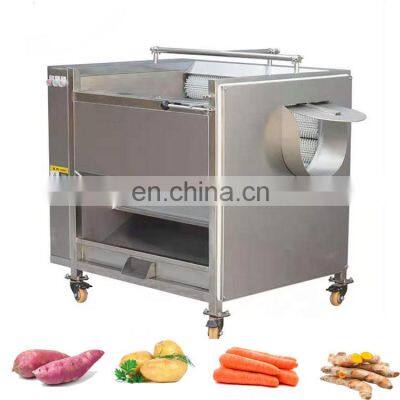 2021 GRANDE Long Using Life Brush Roller Carrot Washer and Peeler Machine for Sale