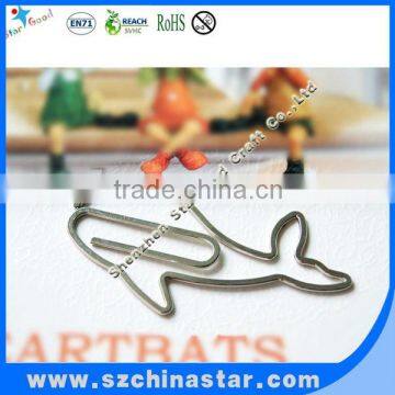 Fancy beautiful animal shapes paper clips stainless steel flat clips