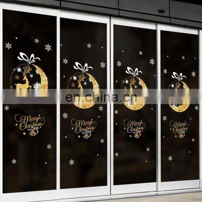 New Black White Best Seller Indoor Home 2021 Supplies Window Stickers Christmas Decoration Item photo-4