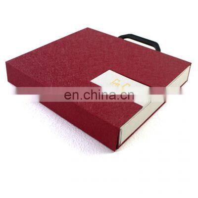 Custom With Logo Paper Briefcase Shaped Colored Chocolate Candy Packaging Cardboard Sheets 3x3x3 Inlay Box photo-2