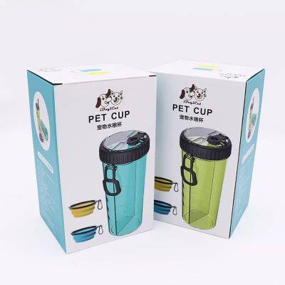 corrugated packaging box for PET plastic mug