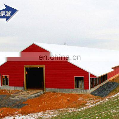 Prefabricated Construction Galvanized Steel Structure Poultry Farm Plan photo-2