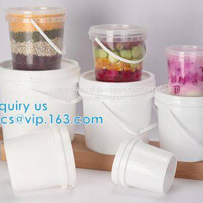 Plastic PP Bucket Various Colors Sizes Paint Bucket BARREL PLASTIC PAIL Packaging Bucket photo-3