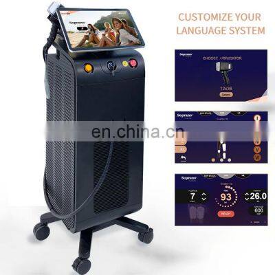 2022 New Arrival Dual Handle Alma Laser Sopran Ice Titanium Alma Sopran Titanium Diode Laser Price photo-2