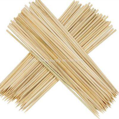 Manufacturer Disposable Stick Eco-Friendly durable BBQ Marshmallow 3mm round bamboo skewer sticks