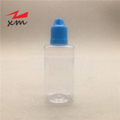 Empty Square Vape PET Bottle Anti-theft E-liquid Plastic Eye Dropper Childproof Oil Ink Squeeze Bottle Tip Lid 10ml 30ml 50ml Liquid Juice photo-2