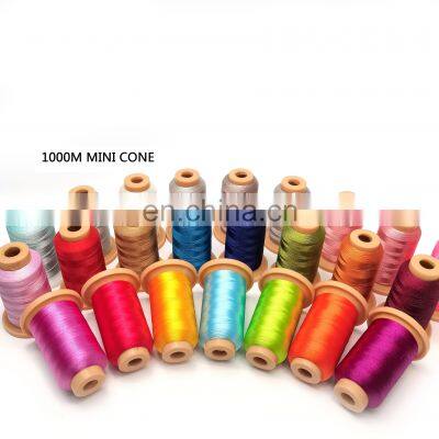 Rainbow multiple premium embroidery threads set 200 colors variegated thread for embroidery