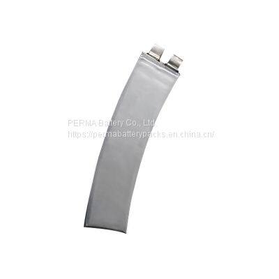 Irregular crescent-shaped Curved Rechargeable Lithium Polymer Battery Customized for Smart Wireless Technology