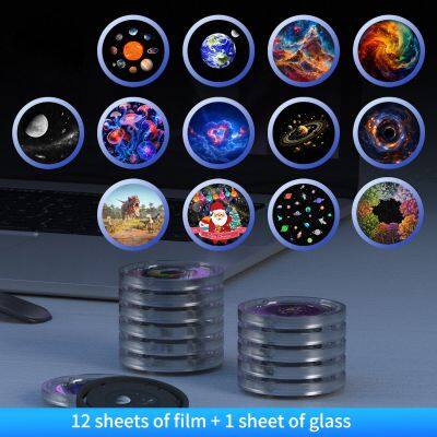 13 in 1 HD Film Galaxy Projector Bluetooth Speaker White Noise Home Planetarium With Remote Control Desk Lamp For Kids Bedroom photo-2