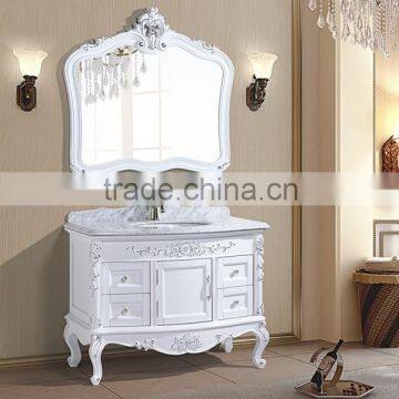 Ivory White Bathroom Cabinets Sets