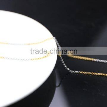 2015 Summer Popular Gold and Rhodium Plated Thin Chain Jewelry photo-5