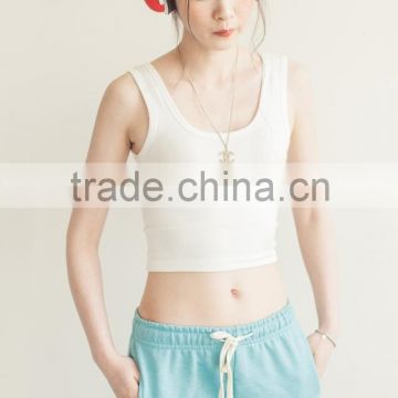 2014 sexy colorful tank top for lady with cheap price and high quality from China garment factory