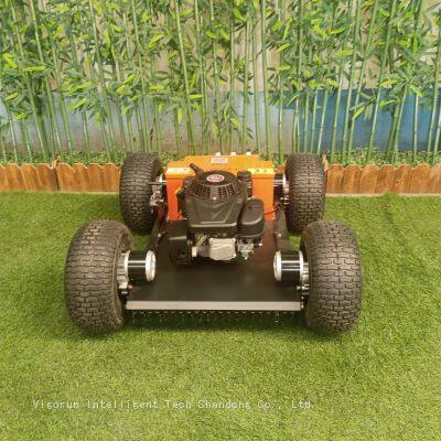 Remote Control Lawn Mower With Tracks, China Grass Trimmer Price, Remote Control Mower for Hills for Sale photo-5