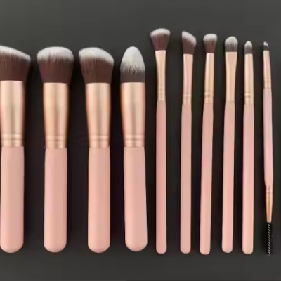 Professional 14pcs Black Makeup Brushes Customized Maquillage Cosmetiquera Face Makeup Sets Used With Shaving Brush photo-2
