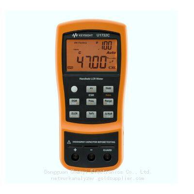 Keysight U1732C  Handheld LCR Meter 100Hz 120Hz 1kHz 10kHz 20000 count, dual display