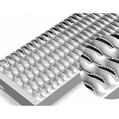 2mm Thick Fisheye Aluminum Alloy Anti-Slip Bracket, Slide Board, Anti-Slip Safety Perforated Grille, Suitable for Platform Walkways photo-2