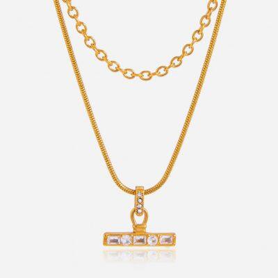 Stainless Steel Necklace for Active Lifestyle - Sweat & Waterproof