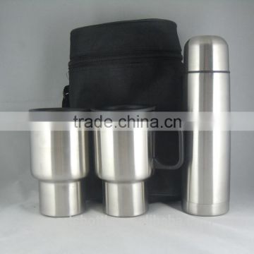 2015 newly Mlife manufactured promotional stainless steel vacuum flask gift sets