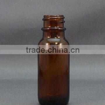 15ml amber boston glass bottle