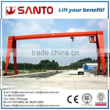 Reasonable price remote pendent cabin control Single girder gantry crane 5 ton 10 ton 20 ton with limit switch overload protect