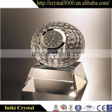 Decorative luxury smart antique global crystal clock