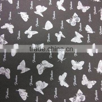 Butterfly-printing PU Dipping Shoe Lining